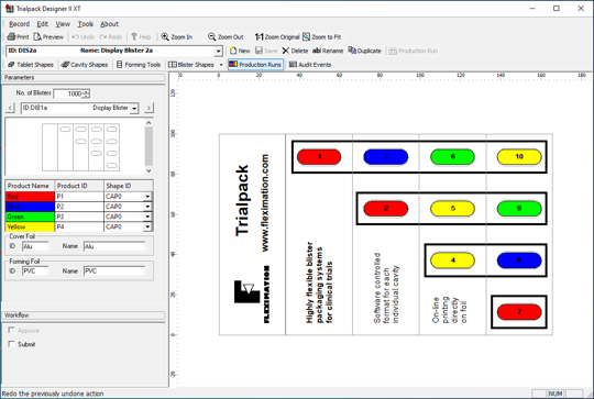 Trialpack Designer Screenshot