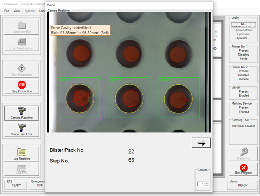 Trialpack Controller Version 3 Screen